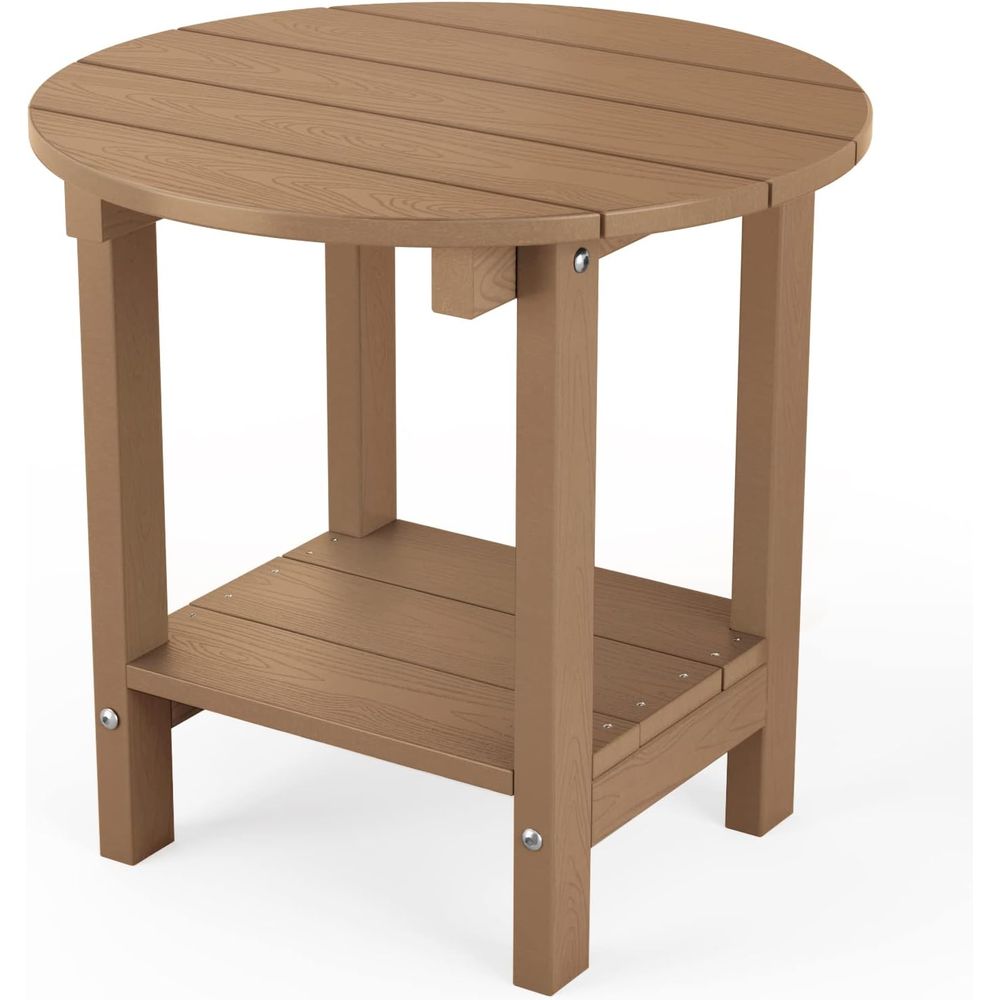 Outdoor Furniture Table - Outdoor 18 Inch Side Table with