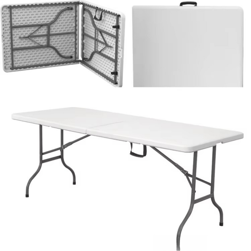 Outdoor Furniture Rental For Party - 6 feet solid steel frame table