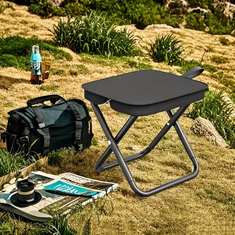 Outdoor Furniture Diy Plans - Portable Foldable Backpack Stool Lightweight Camping