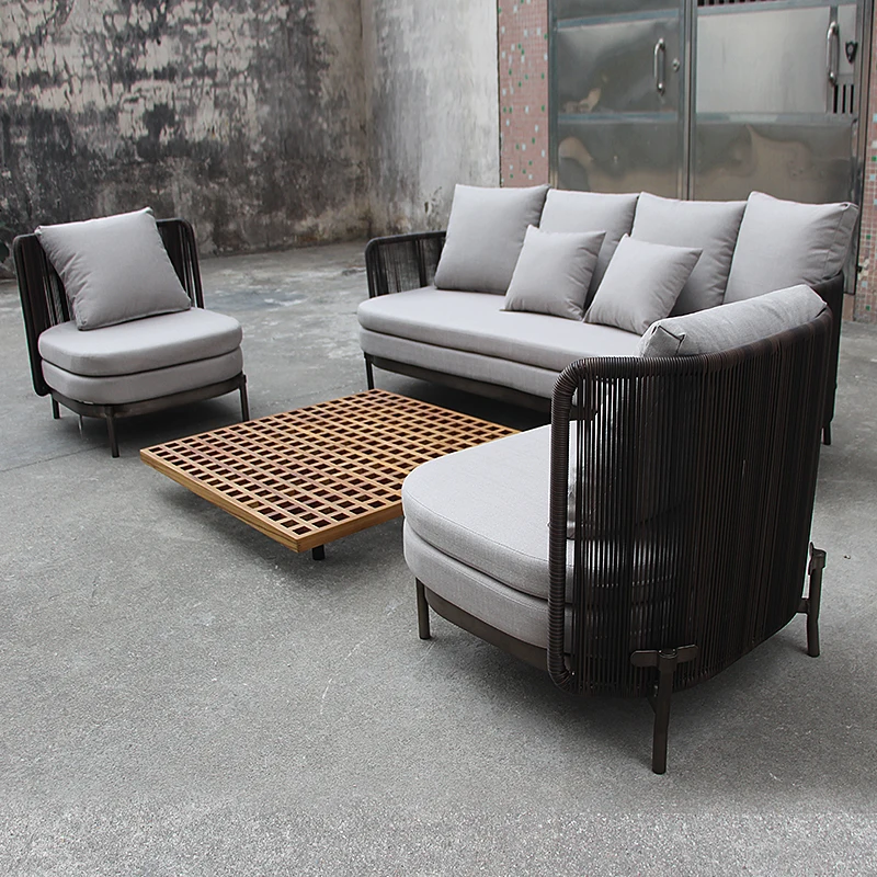 Outdoor Furniture Set Sale - Modern Style Aluminium Garden Sofa Set