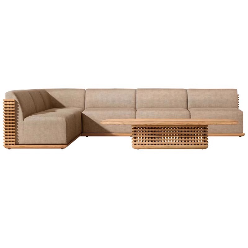 Outdoor Furniture Teak - outdoor teak sofa outdoor open-air waterproof
