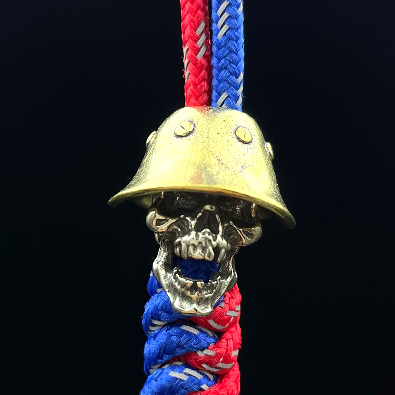 Outdoor Furniture Diy - Death Skull Soldier Bullet Helmet Brass