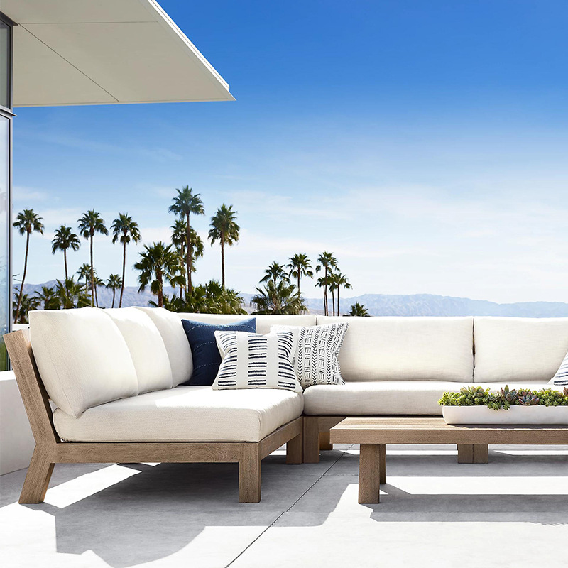 Outdoor Furniture Teak - Luxury Waterproof Modern Garden Furniture Set