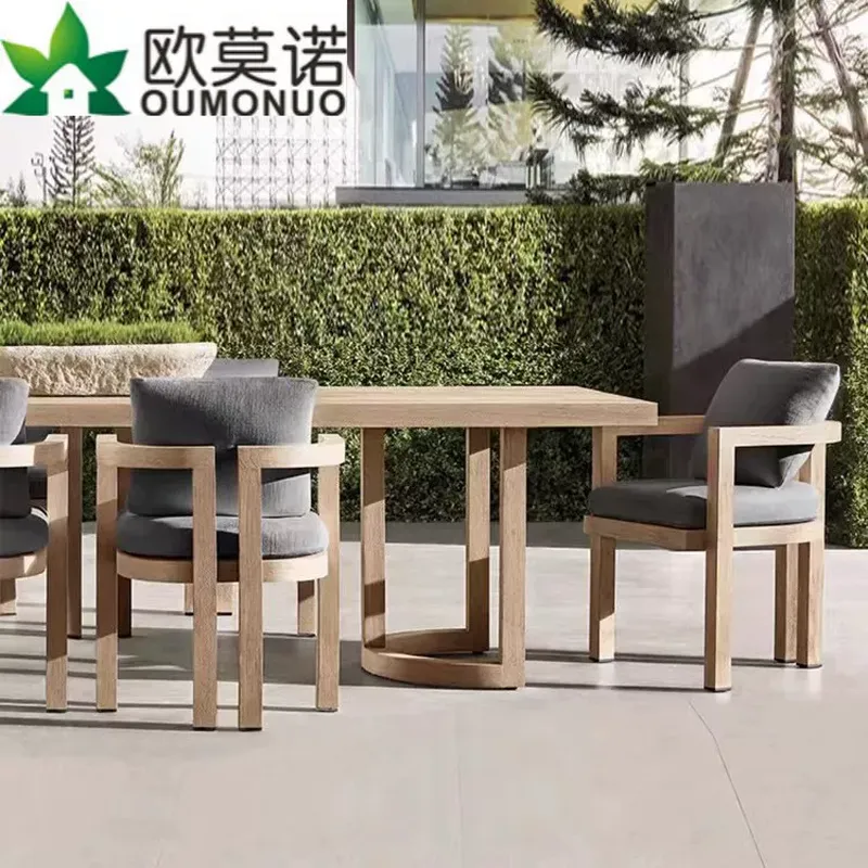 Outdoor Furniture Teak - Nordic Outdoor Teak Wood Dining Set