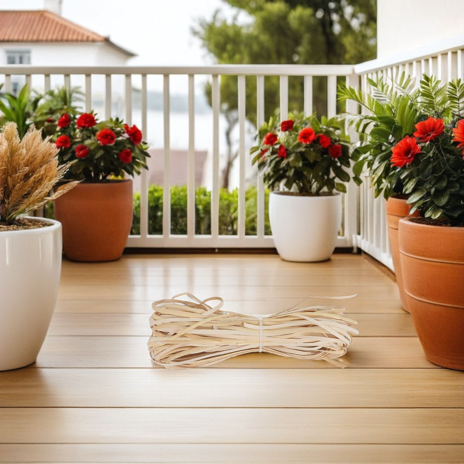 Outdoor Furniture Restoration - 1 Roll Rattan Strip Natural Rattan