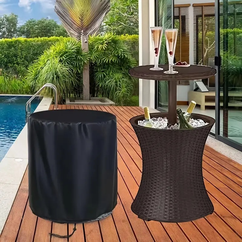 Outdoor Furniture Philippines - Outdoor Woven Table Cover，Patio Table Cover,
