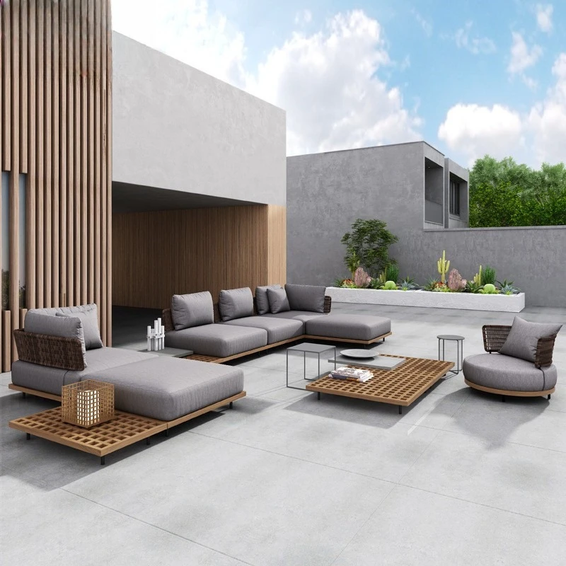 Outdoor sofa courtyard villa d - Outdoor Furniture Teak recension och pris