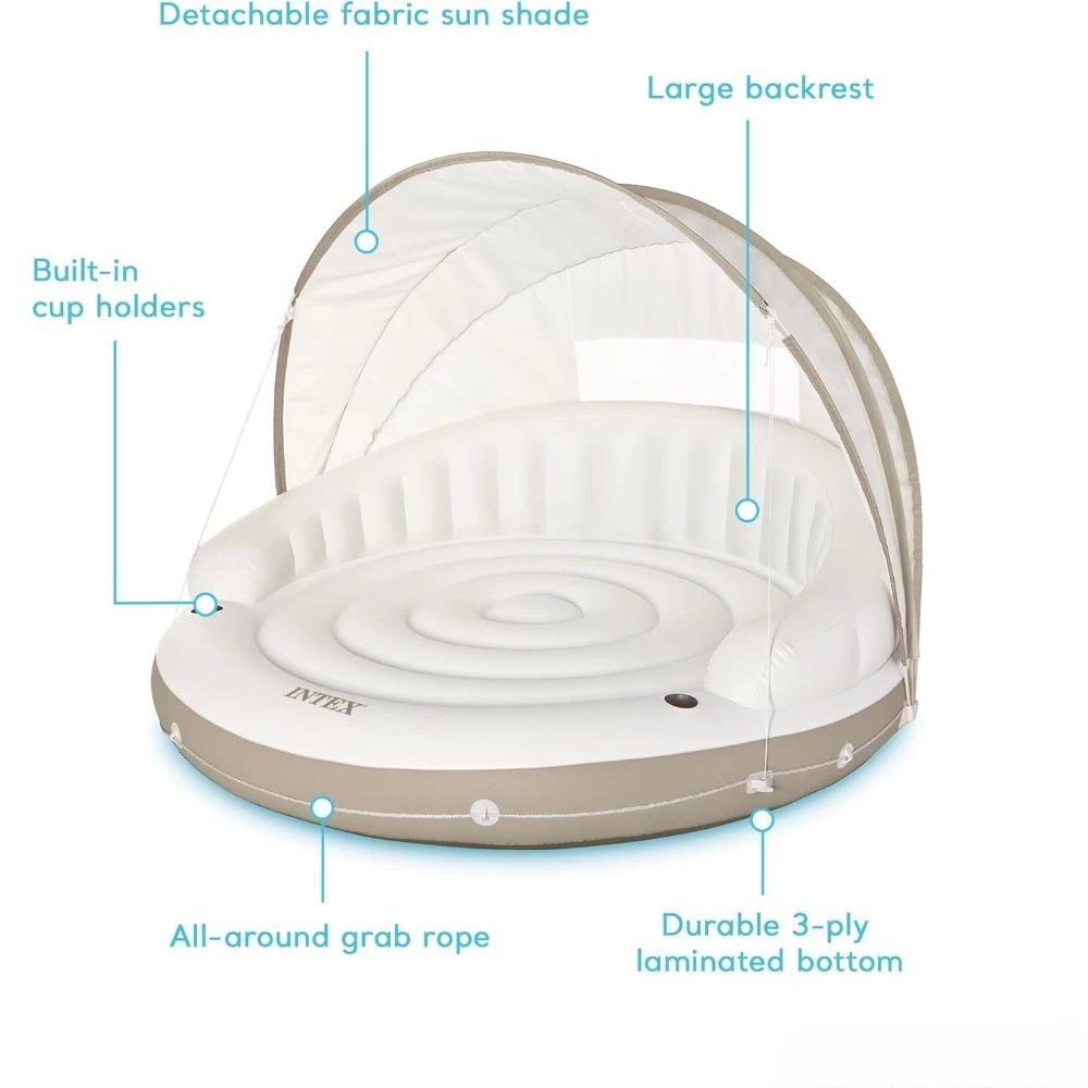 Canopy Island Inflatable Pool  - Outdoor Furniture For Pool recension och pris