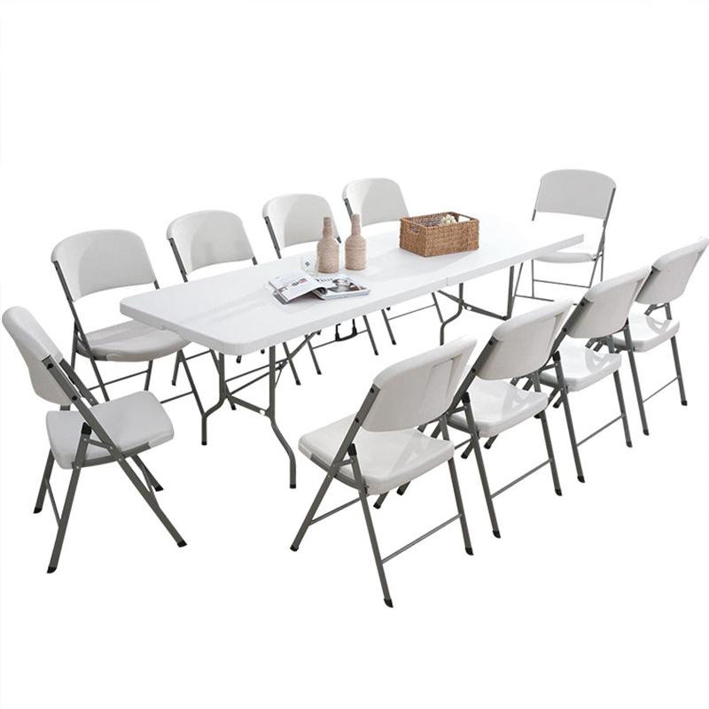 6 feet solid steel frame table - Outdoor Furniture Rental For Party recension och pris