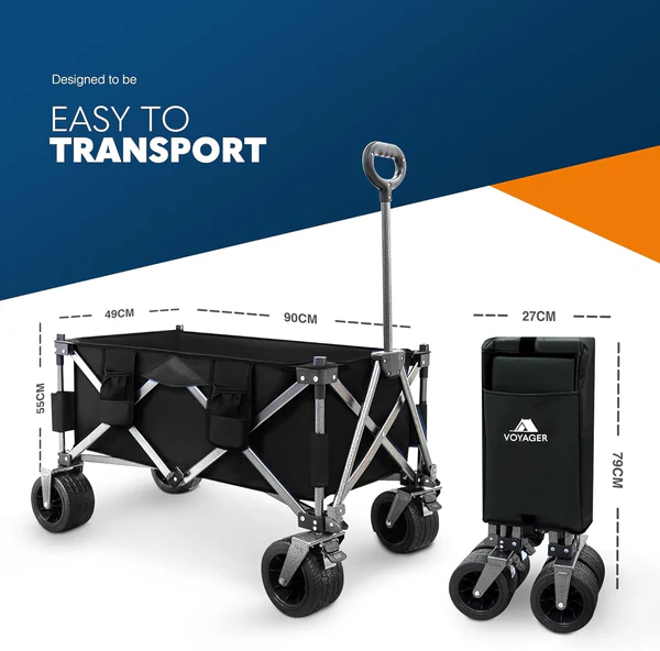Collapsible Camping Wagon Port - Outdoor Furniture Table recension och pris