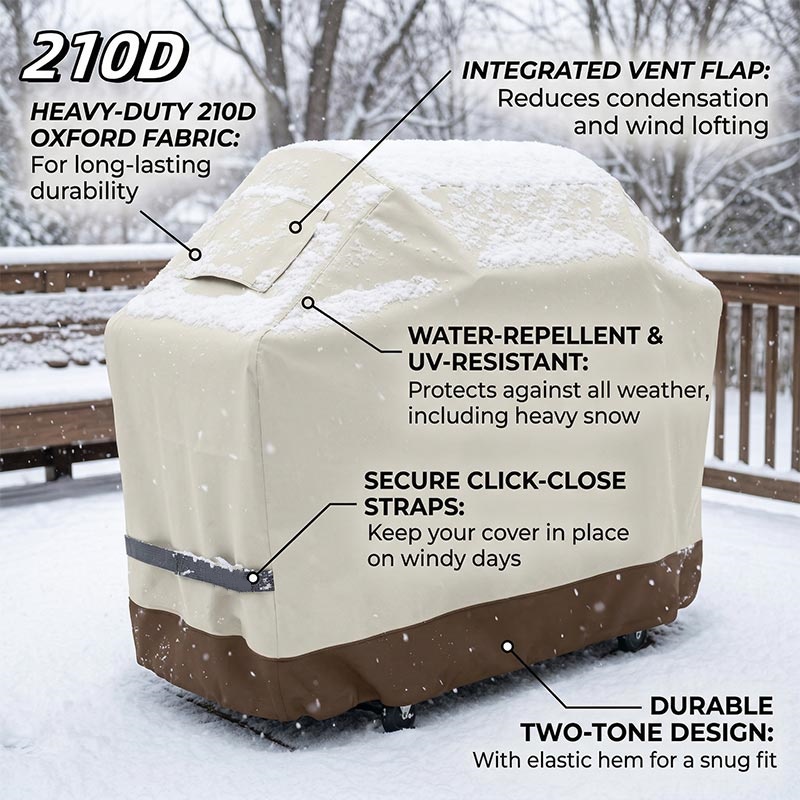210D BBQ Beige Barbecue Grill  - Outdoor Furniture Philippines recension och pris