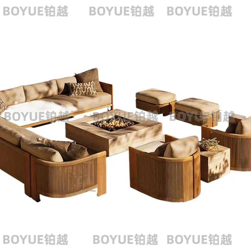 Outdoor Rattan Sofa Set Teak R - Outdoor Furniture Teak recension och pris