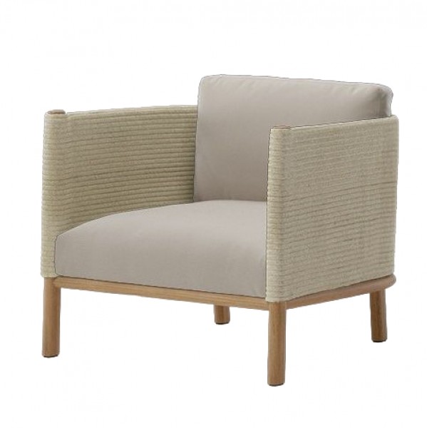 Teak Wood Frame Rope Weaving Q - Outdoor Furniture Teak recension och pris