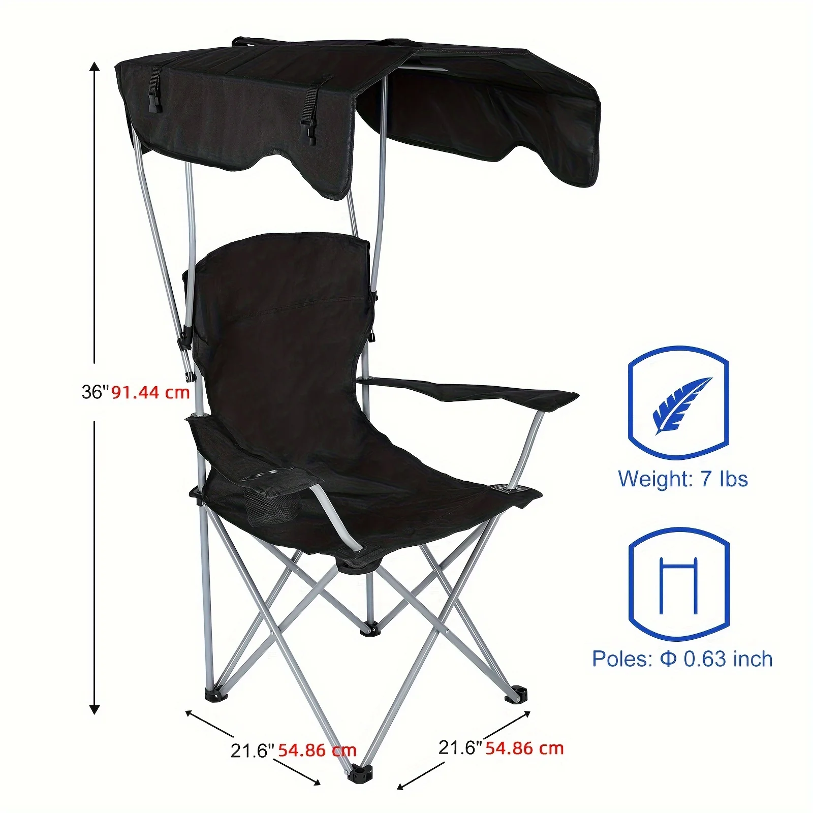 Canopy Lounge Chair with Sunsh - Outdoor Furniture Diy Plans recension och pris