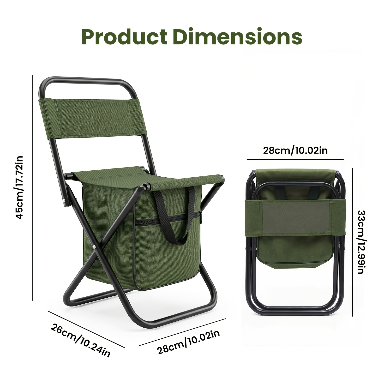 2 in 1 Camping Chair with Larg - Outdoor Furniture Cheap recension och pris
