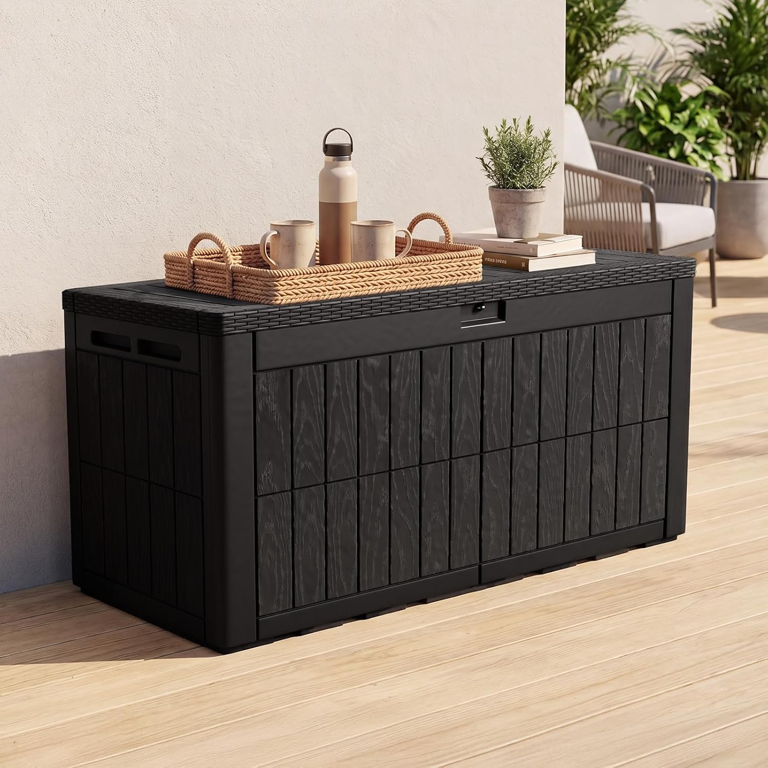 120 Gallon Large Outdoor Stora - Outdoor Furniture For Pool recension och pris