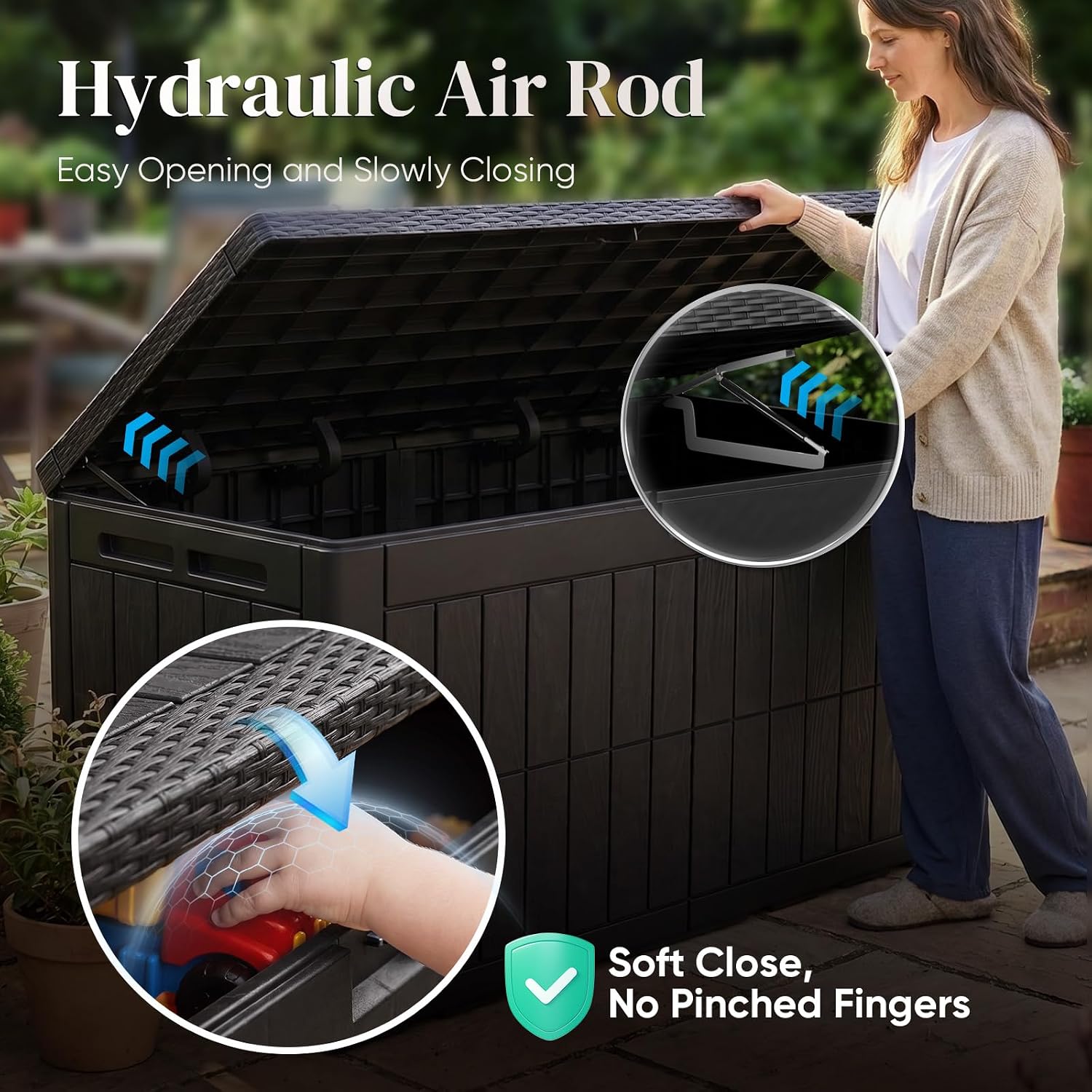 120 Gallon Large Outdoor Stora - Outdoor Furniture For Pool recension och pris