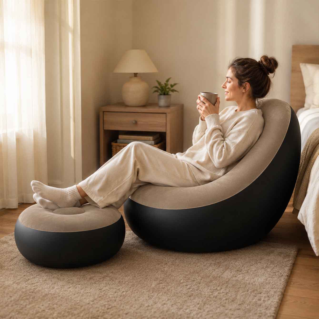 Inflatable Chair for Adults,Po - Outdoor Furniture Philippines recension och pris