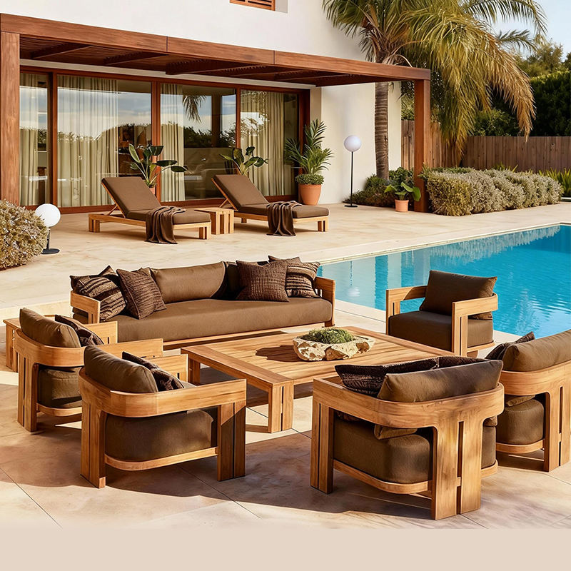 Outdoor Teak Sofa Set 2026 | P - Outdoor Furniture Teak recension och pris