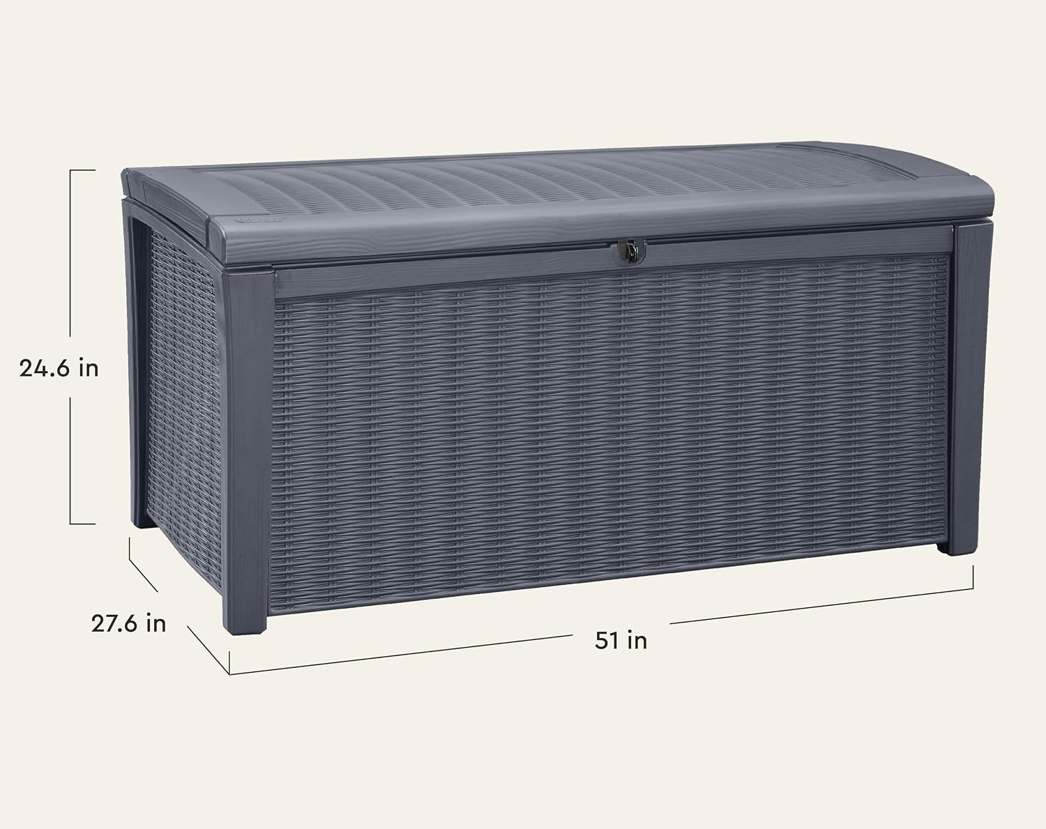 110 Gallon Outdoor Storage Dec - Outdoor Furniture For Pool recension och pris