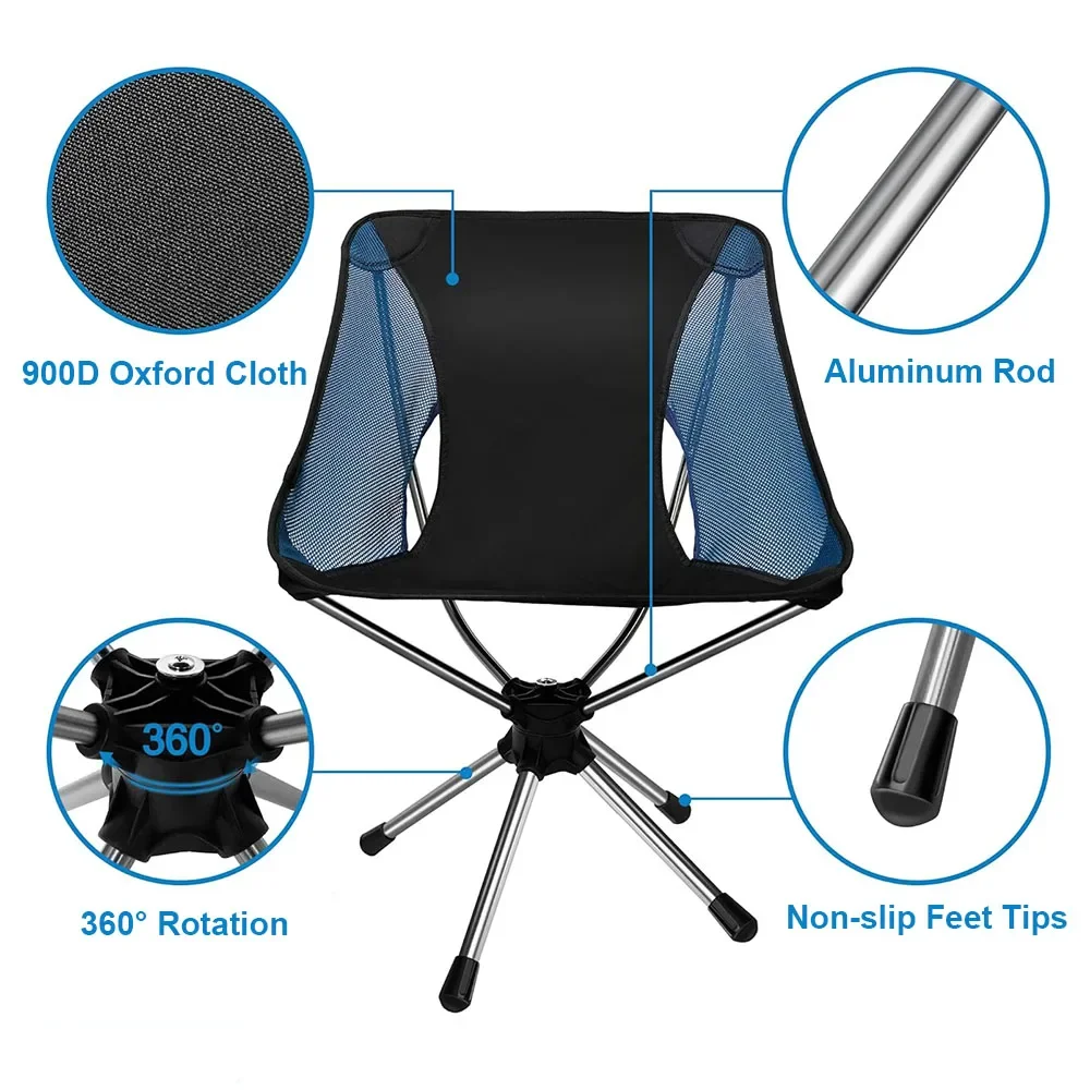 Folding Camping Chair 360° Rot - Outdoor Furniture Diy Plans recension och pris