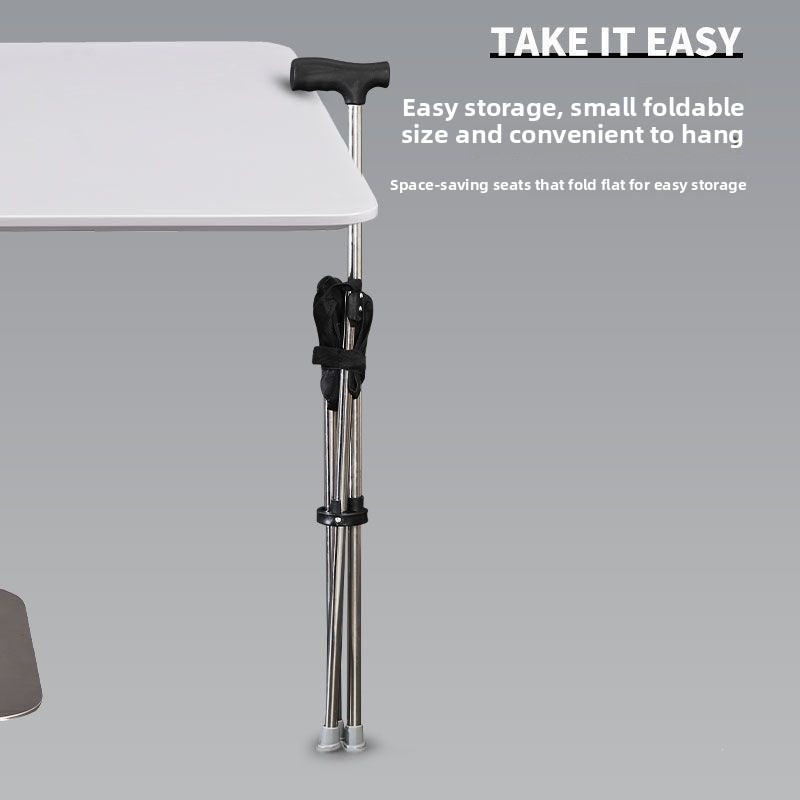 2-in-1 Folding Cane and Chair  - Outdoor Furniture Cheap recension och pris