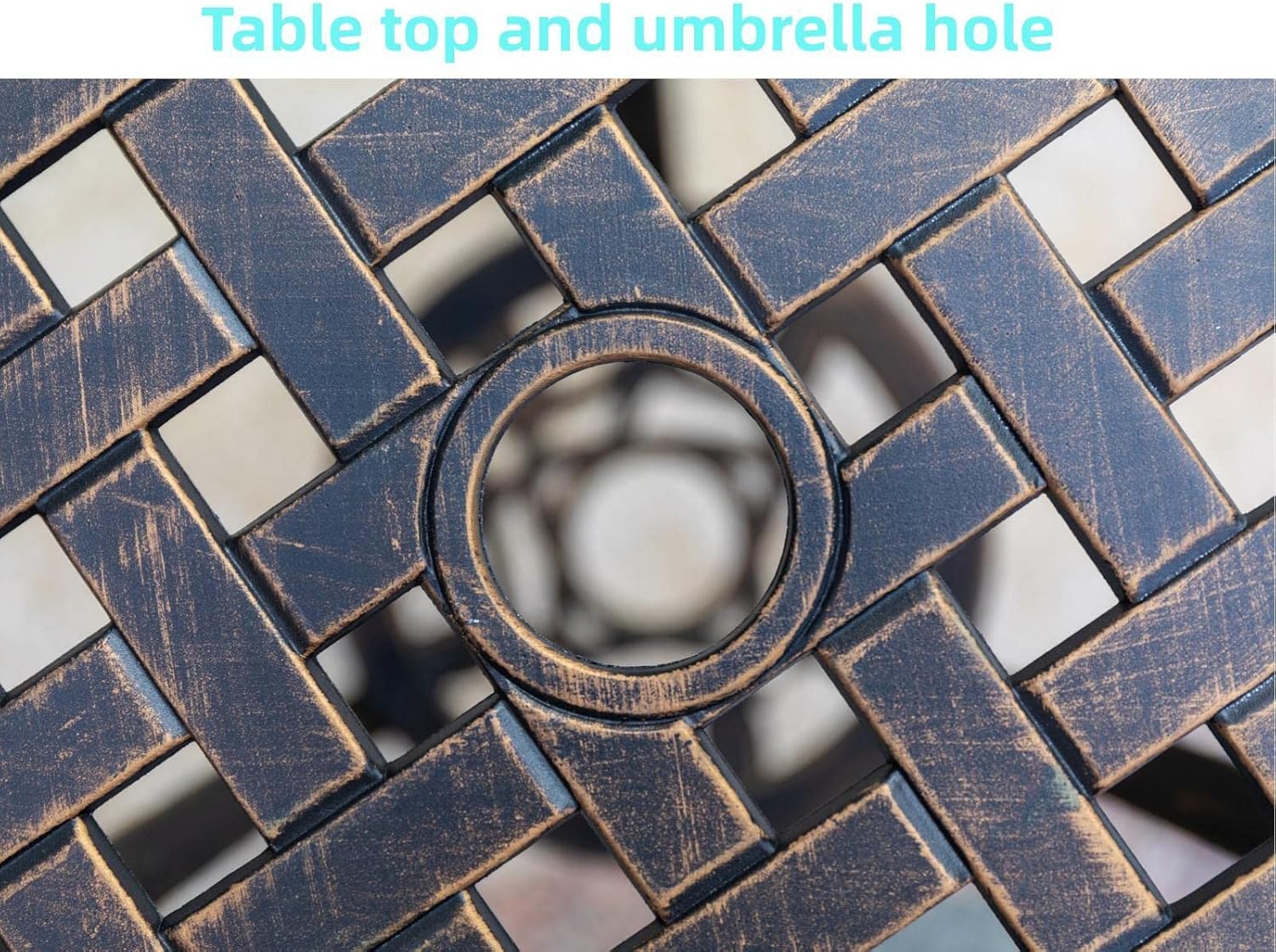 Bronze rust-resistant cast alu - Outdoor Furniture Table recension och pris