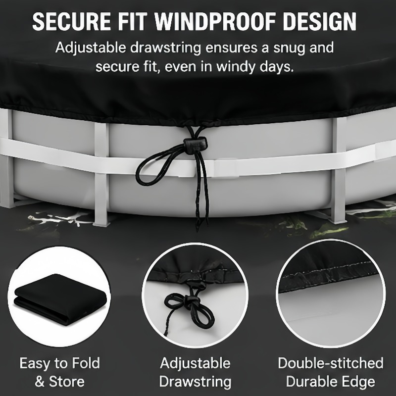 Oxford Round Pool Cover Waterp - Outdoor Furniture For Pool recension och pris