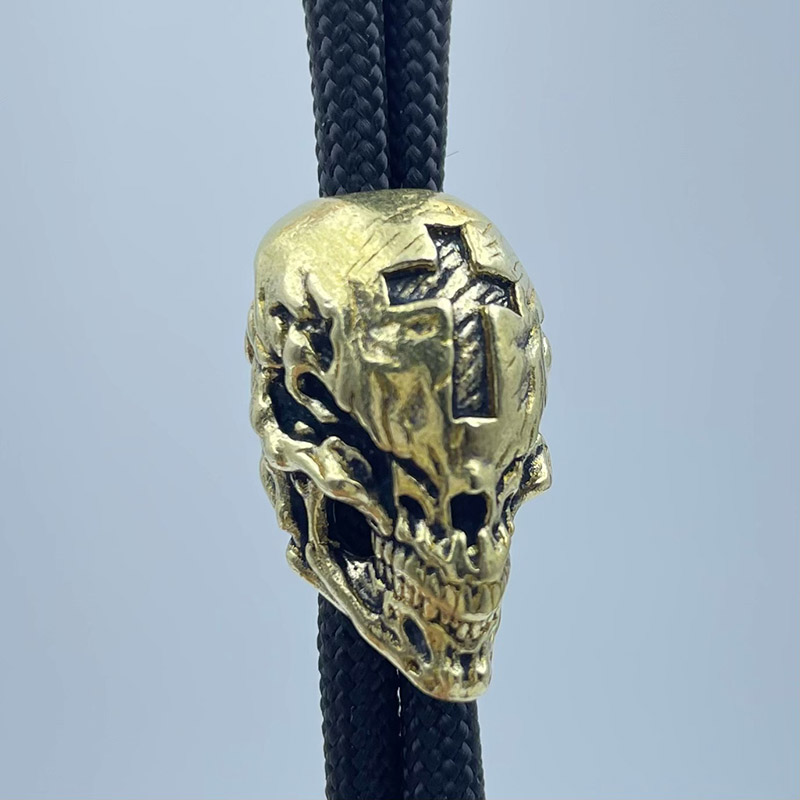 Brass Cross Skull Head Knife B - Outdoor Furniture Diy recension och pris