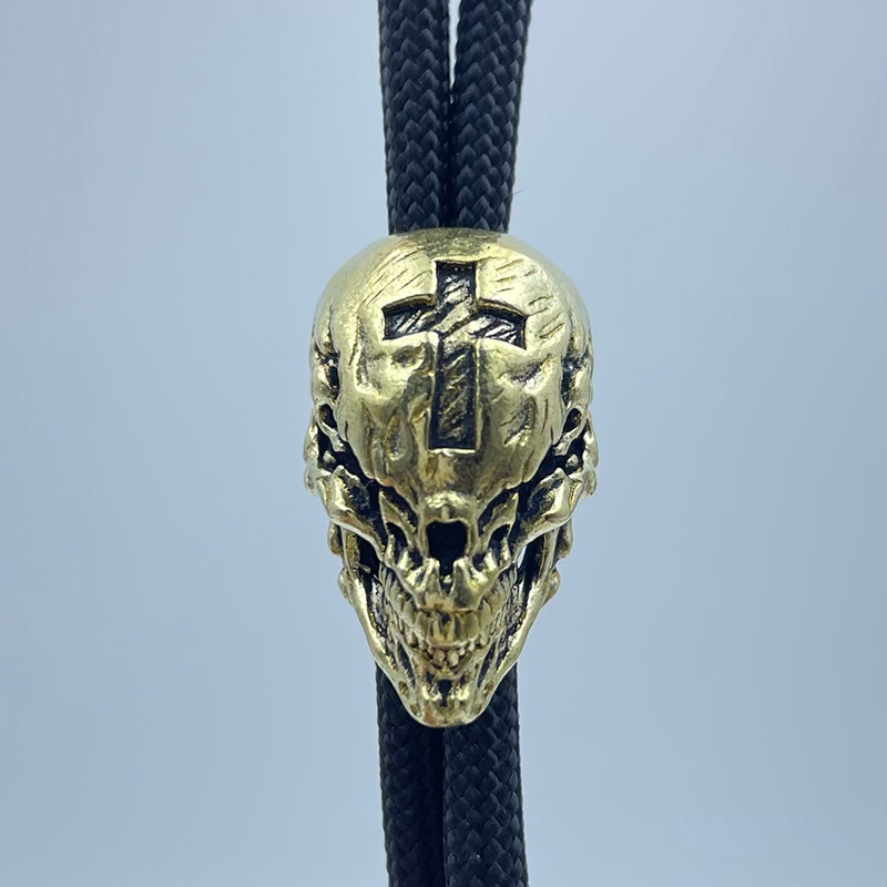 Brass Cross Skull Head Knife B - Outdoor Furniture Diy recension och pris