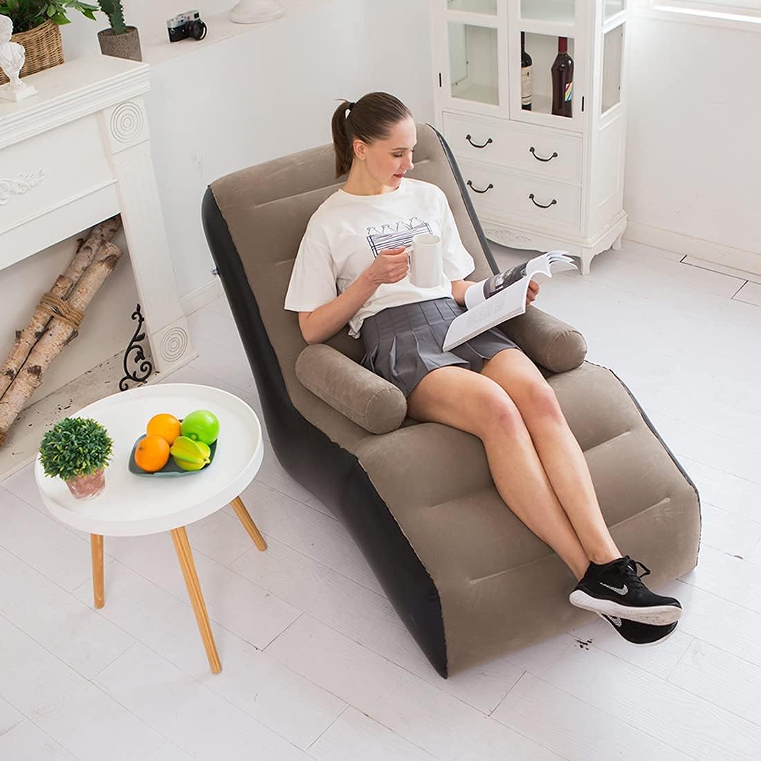 Folding Lazy Sofa,Inflatable L - Outdoor Furniture Cheap recension och pris