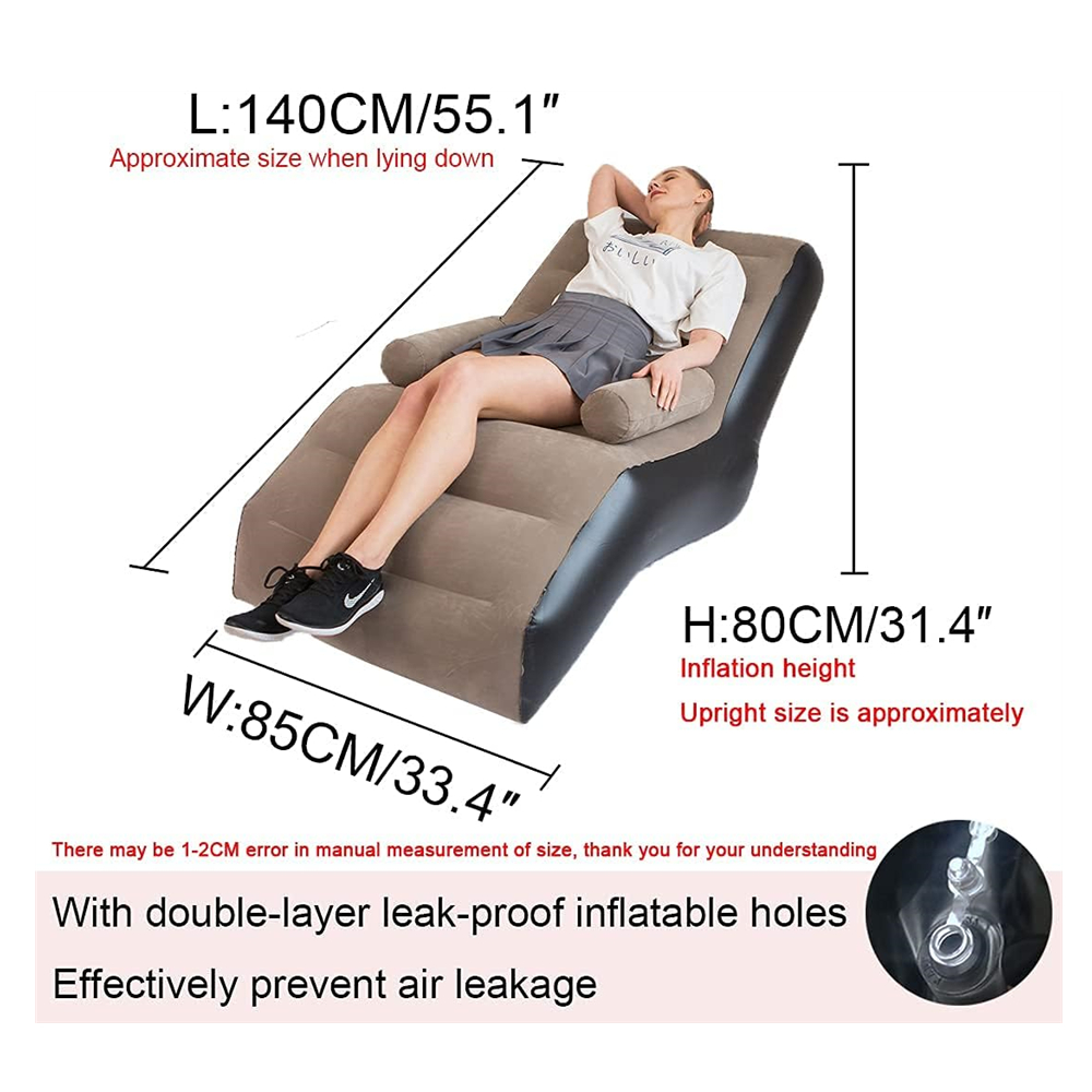 Folding Lazy Sofa,Inflatable L - Outdoor Furniture Cheap recension och pris