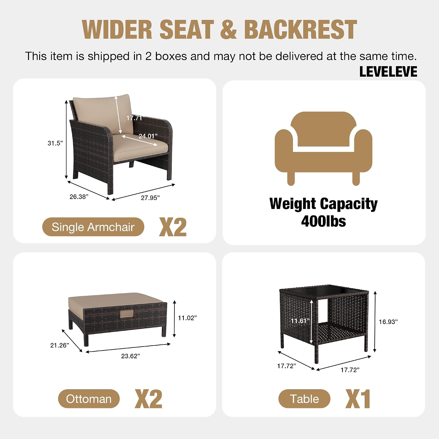 Patio 5 Piece Conversation Fur - Outdoor Furniture Diy recension och pris