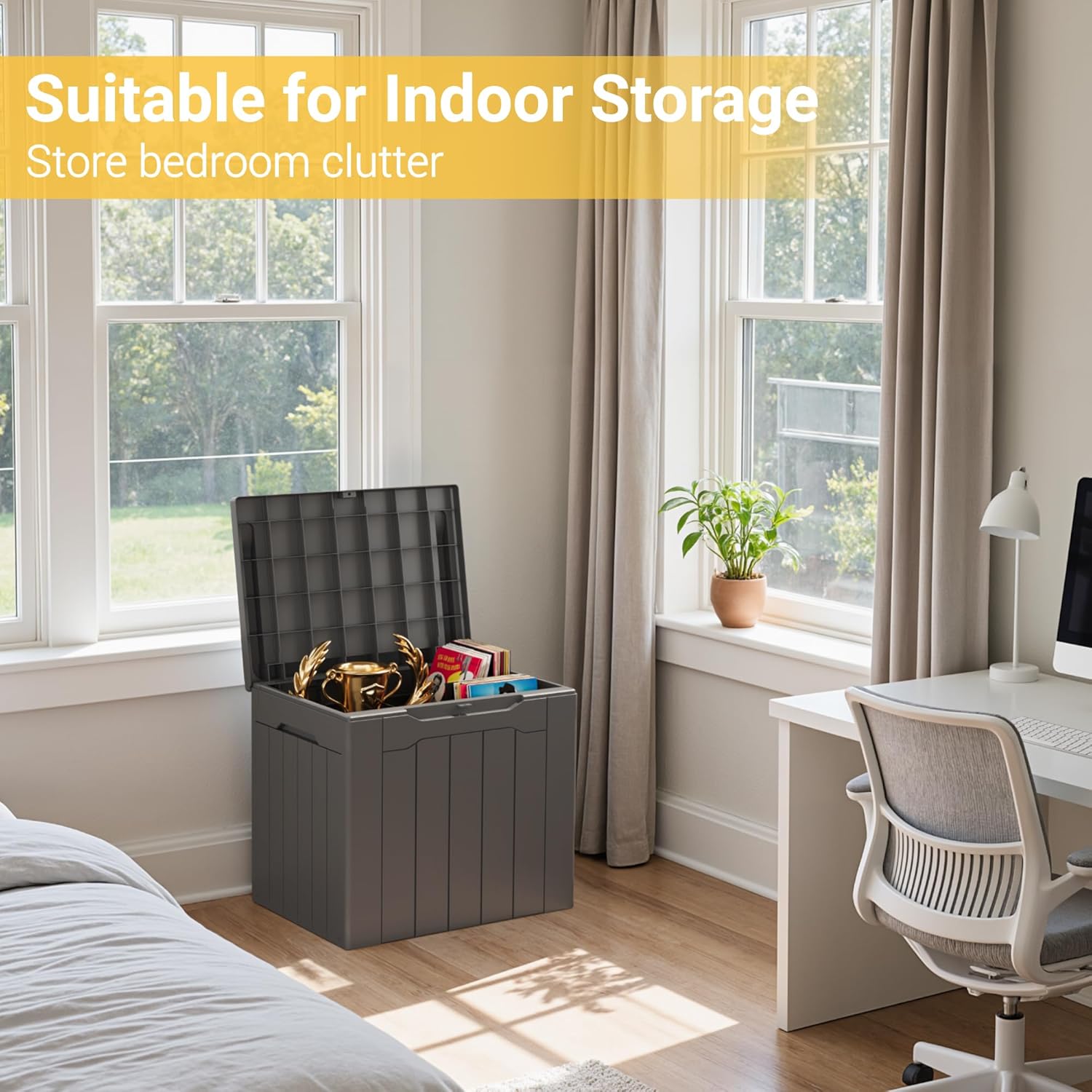 31 Gallon Outdoor Storage Box  - Outdoor Furniture For Pool recension och pris