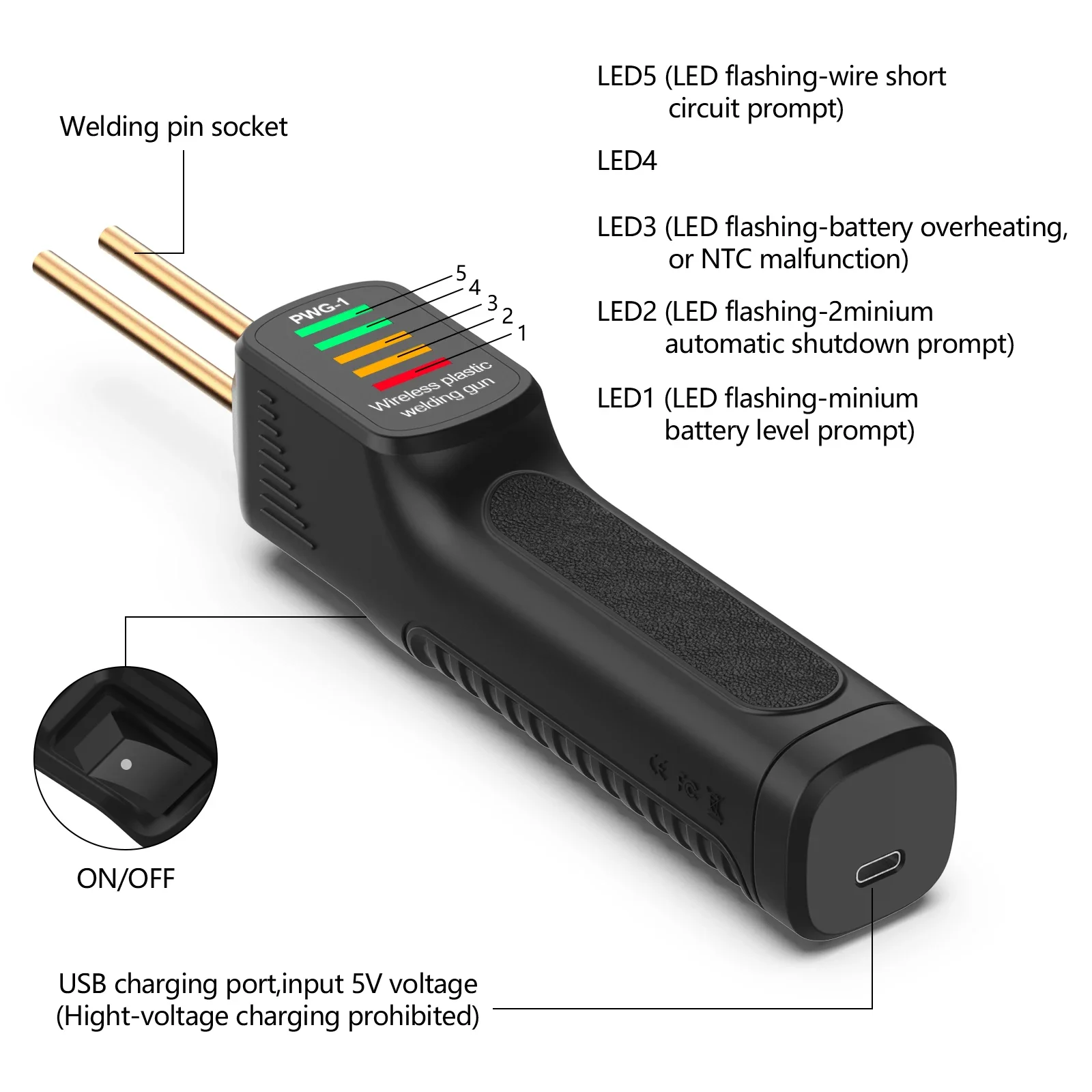 Cordless Plastic Welder Heat S - Outdoor Furniture Restoration recension och pris