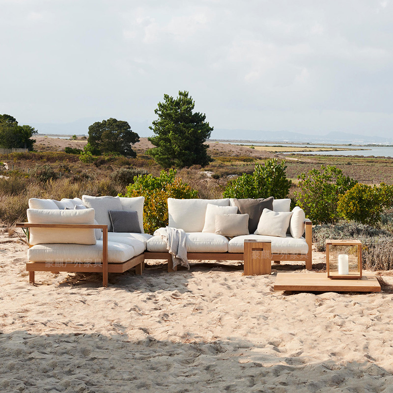 Outdoor Sofa Teak Set Courtyar - Outdoor Furniture Teak recension och pris
