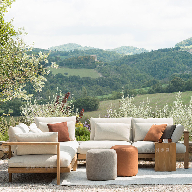 Outdoor Sofa Teak Set Courtyar - Outdoor Furniture Teak recension och pris