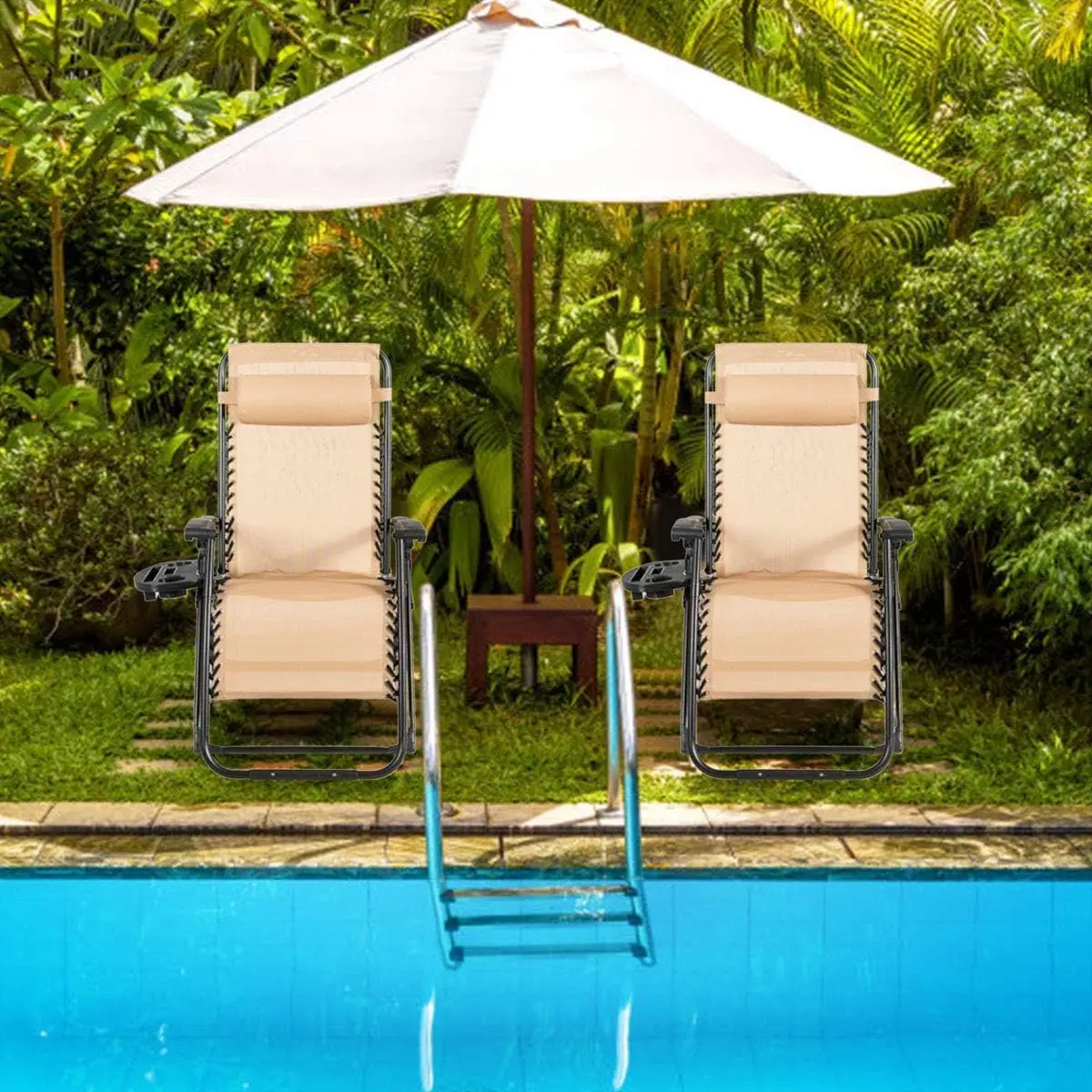 Zero Gravity Lounge Chair Set  - Outdoor Furniture Diy Plans recension och pris