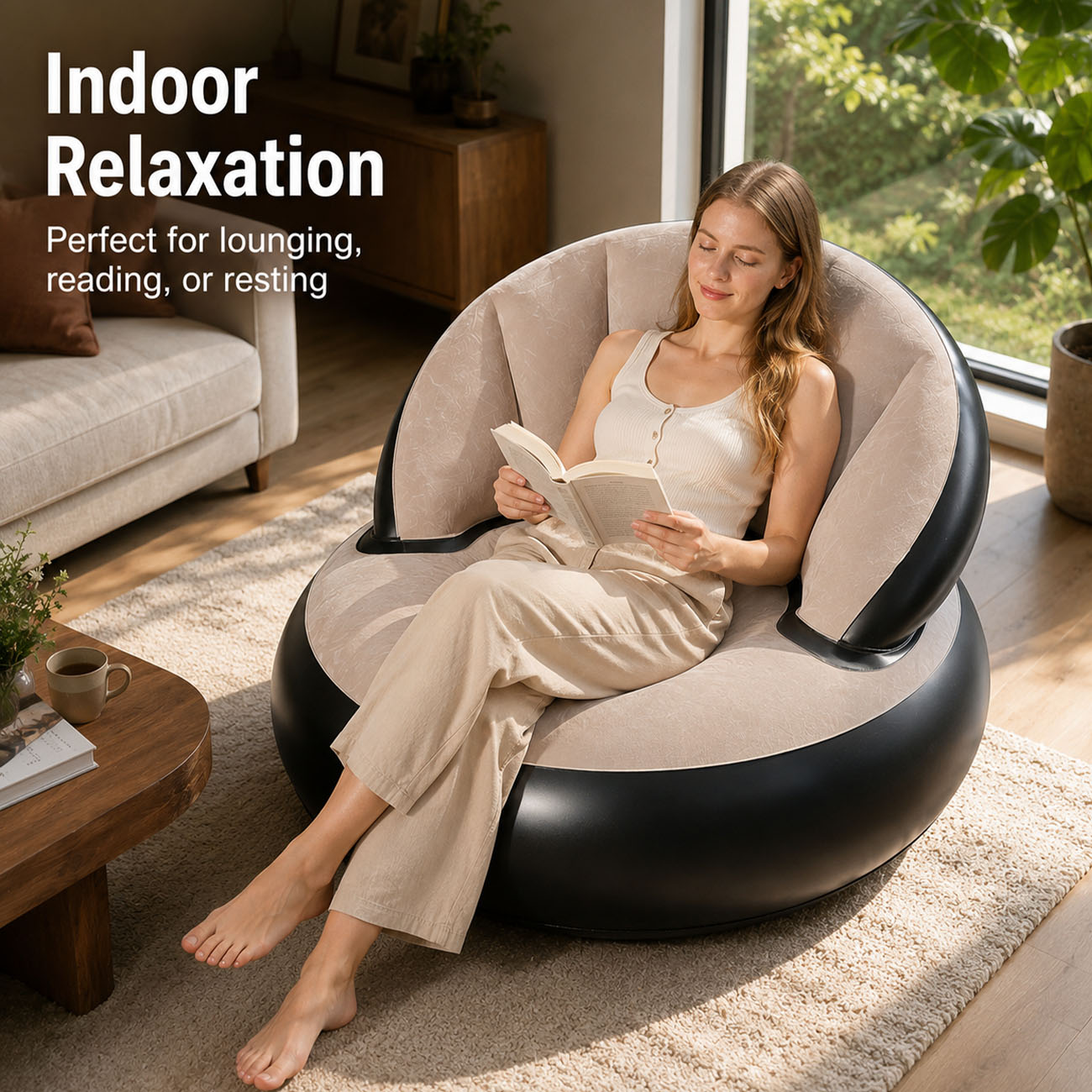 Inflatable Chair for Adults, F - Outdoor Furniture Philippines recension och pris